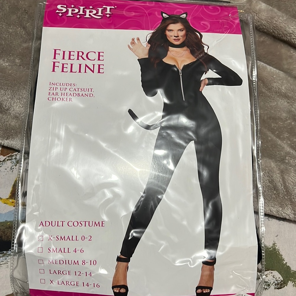 Xsmall cat suit never worn